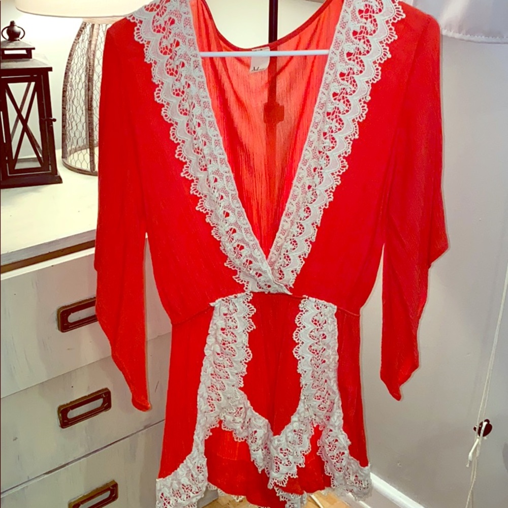 Coral romper